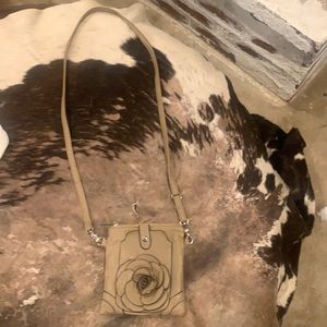 Pretty rose pattern purse